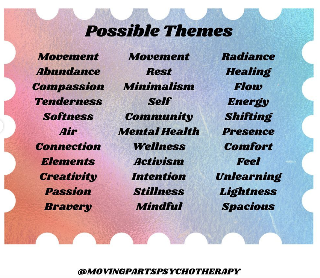 possible new year themes