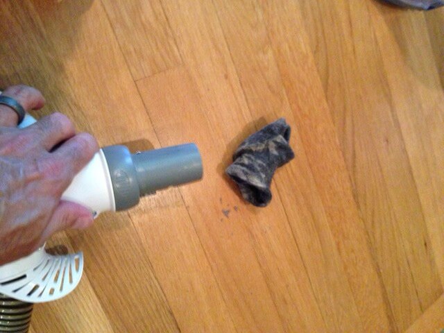 The Sock in the Vacuum